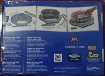 โมเดลสนามฟุตบอล 3D จิ๊กซอว์ สโมสรบาร์เซโลน่า - สนามคัมป์ นู ใหม่ / BARCELONA Football Club 3D Jigsaw/Puzzle Football Stadium Model - CAMP NOU Stadium NEW