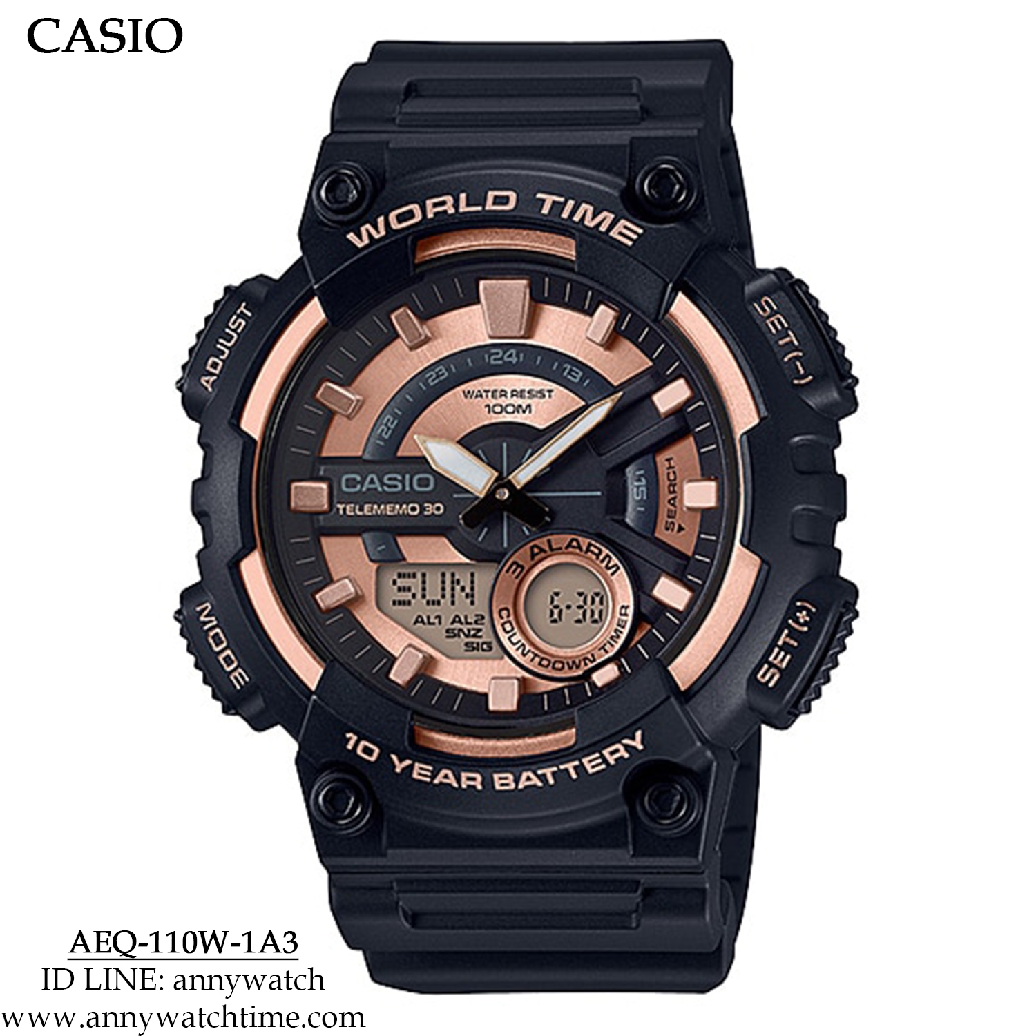 CASIO AEQ-110W-1A3