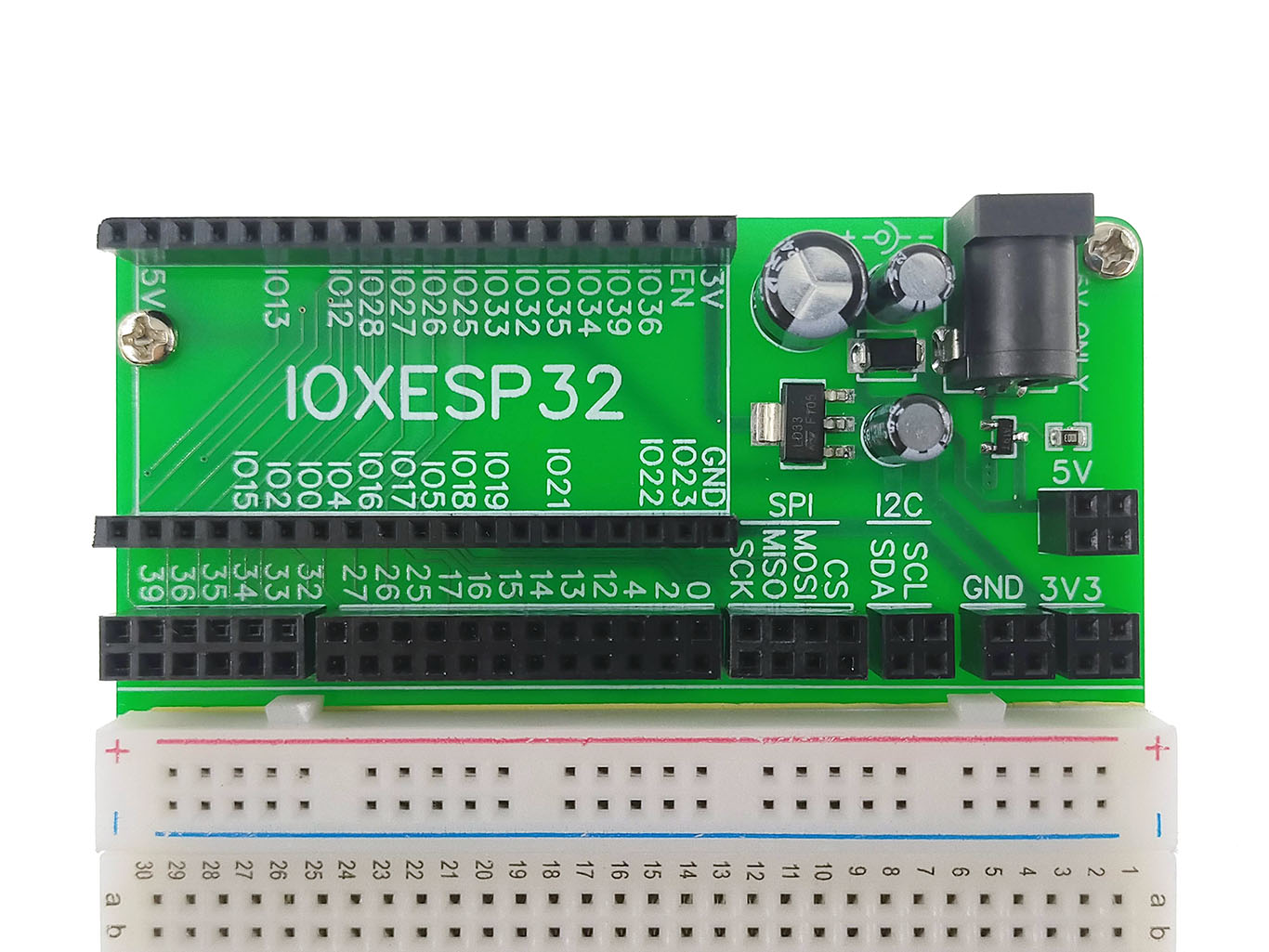IOXESP32 Proto Base บอร์ดทดลอง ESP32