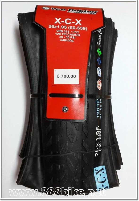 ยางนอกขอบพับ Vee Rubber ,XCX,26 x 1.95