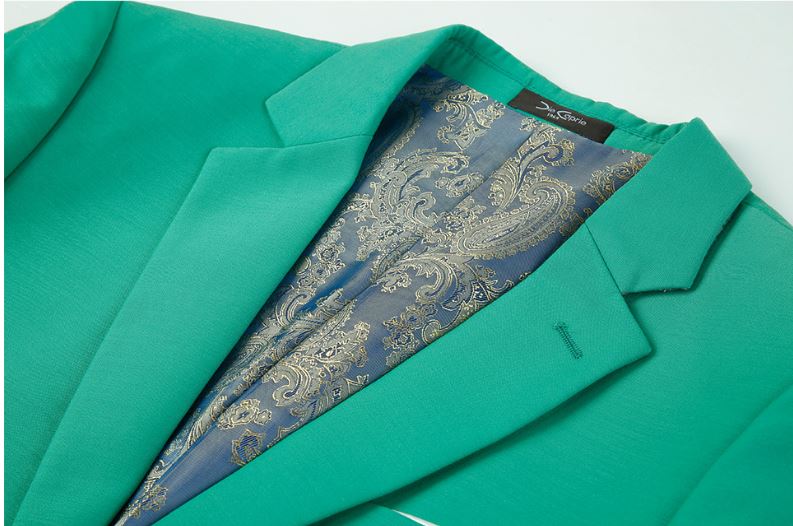 Pre-order ชุดสูทชาย รุ่น 2 กระดุม สีเขียว