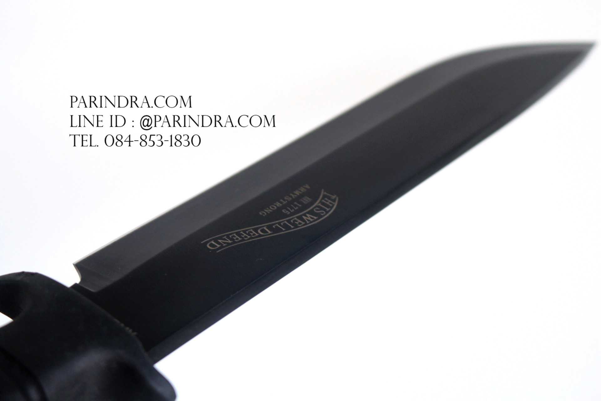 มีดใบตาย Army Strong Model A-1008 ขนาด 14.75 นิ้ว ใบดำ OEM