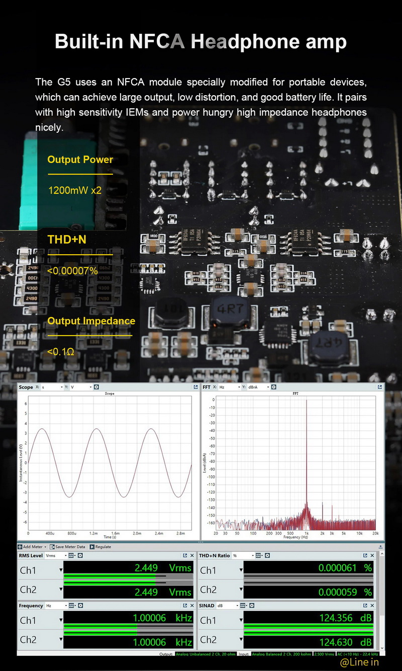 ขาย Topping G5 NFCA DAC/AMP พกพาประสิทธิภาพสูง รองรับ Dual Hi-Res