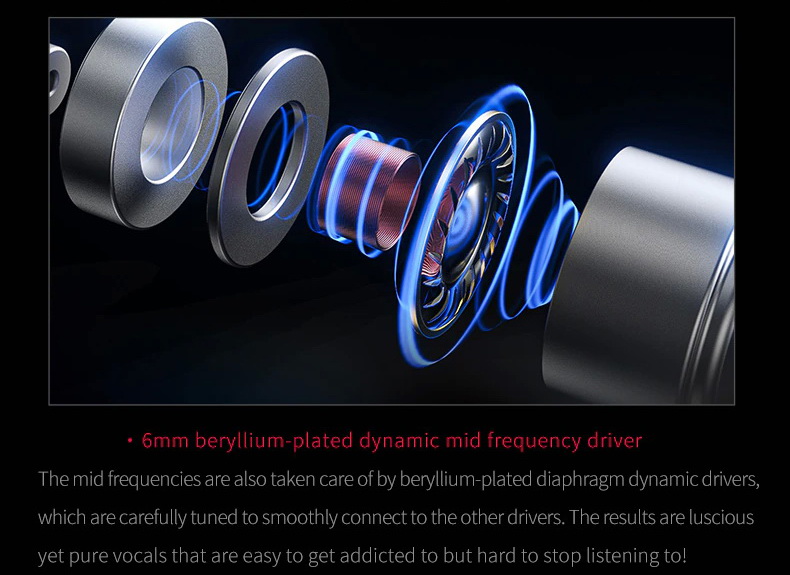 ขาย FiiO FH5S PRO หูฟัง 4 ไดรเวอร์ 2DD+2BA ประกันศูนย์ไทย