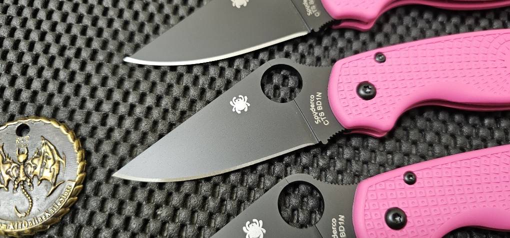 Spyderco Para 3 Lightweight Compression Lock Pink FRN