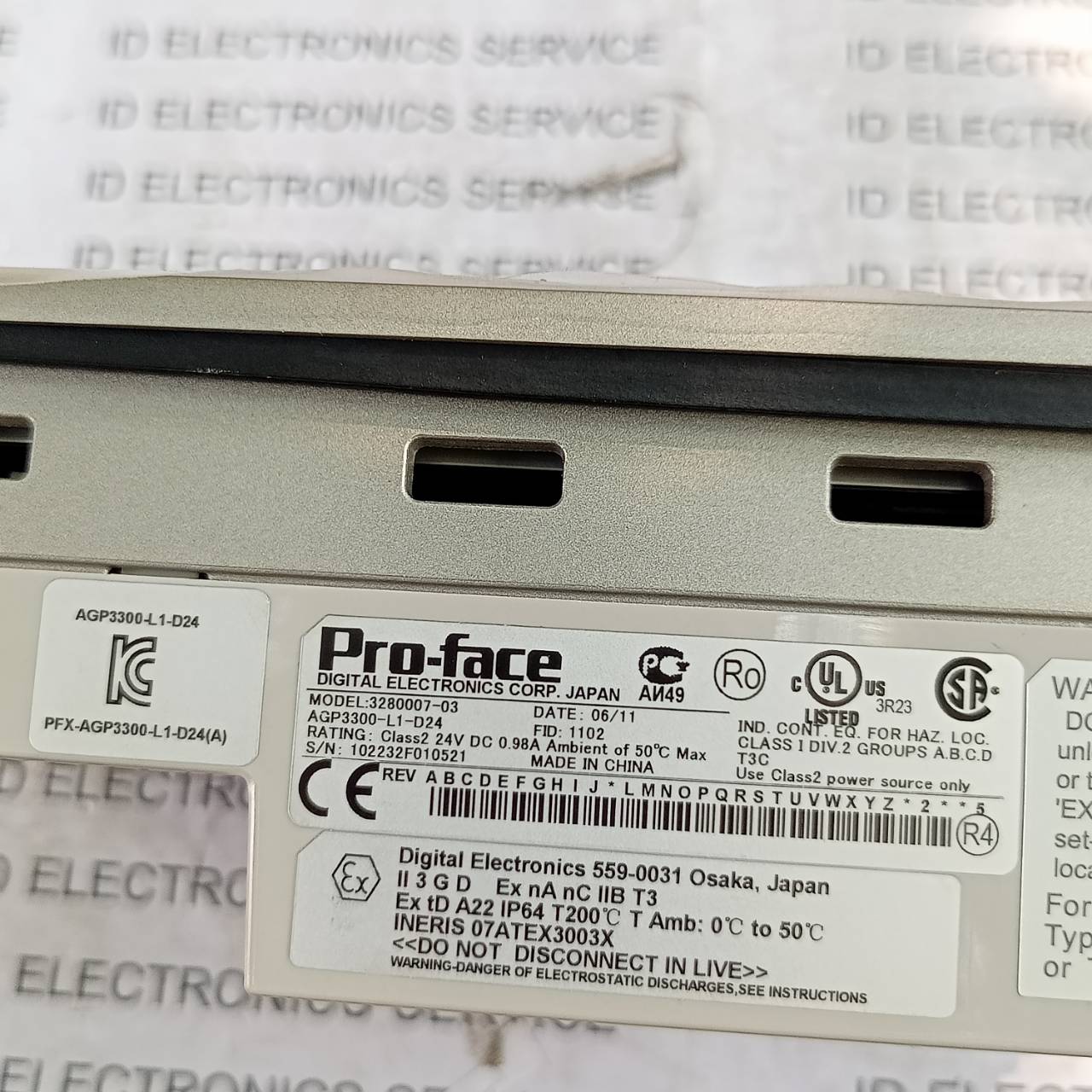 AGP3300-L1-D24 HMI " PROFACE "