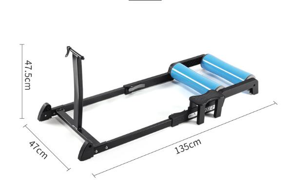 S-FIGHT 2 ROLLERS INDOOR CYCLING Roller Trainer เทรนเนอร์ 2 ลูกกลิ้งแบบจับตะเกียบ, SF-7073-35-2