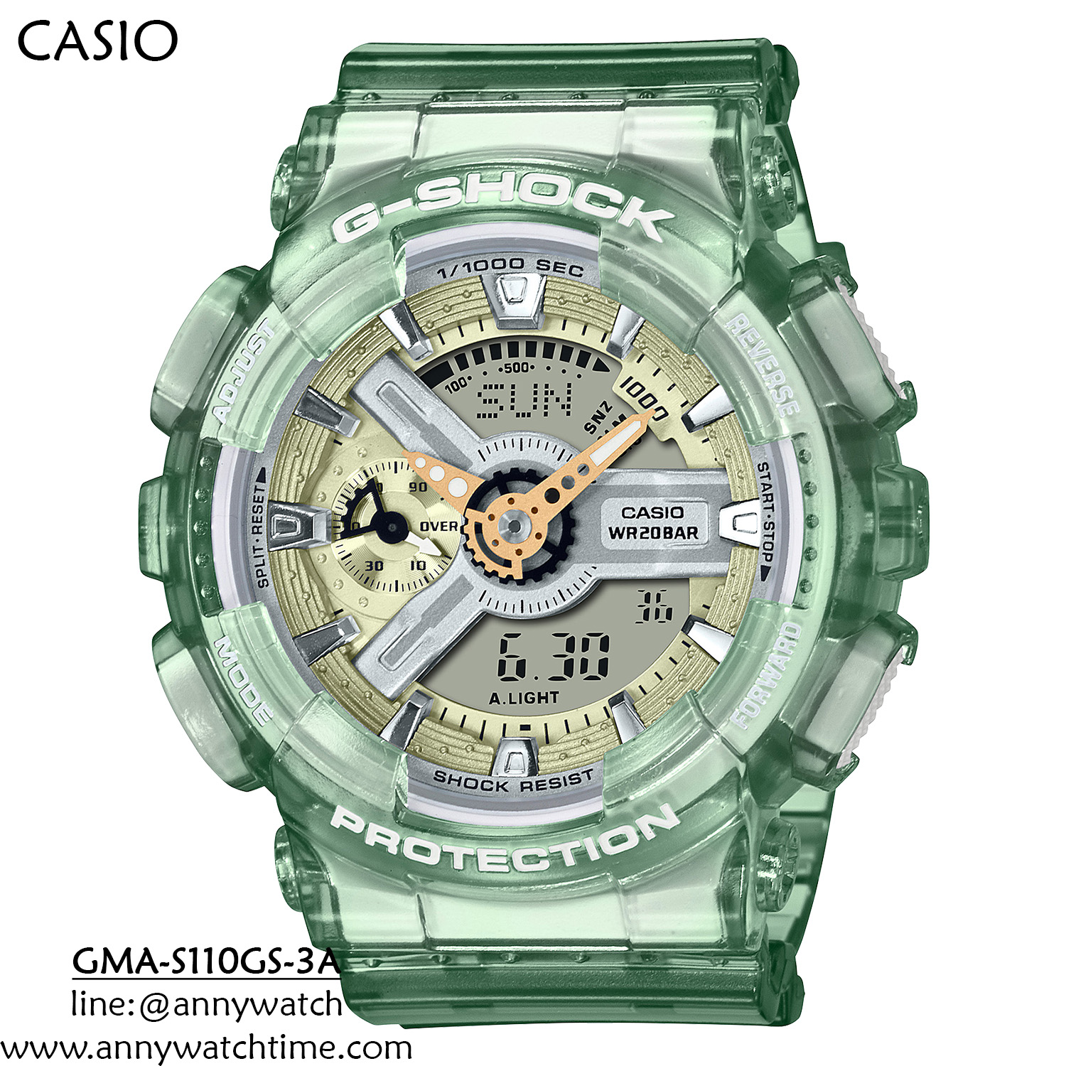 G-SHOCK GMA-S110GS-3A