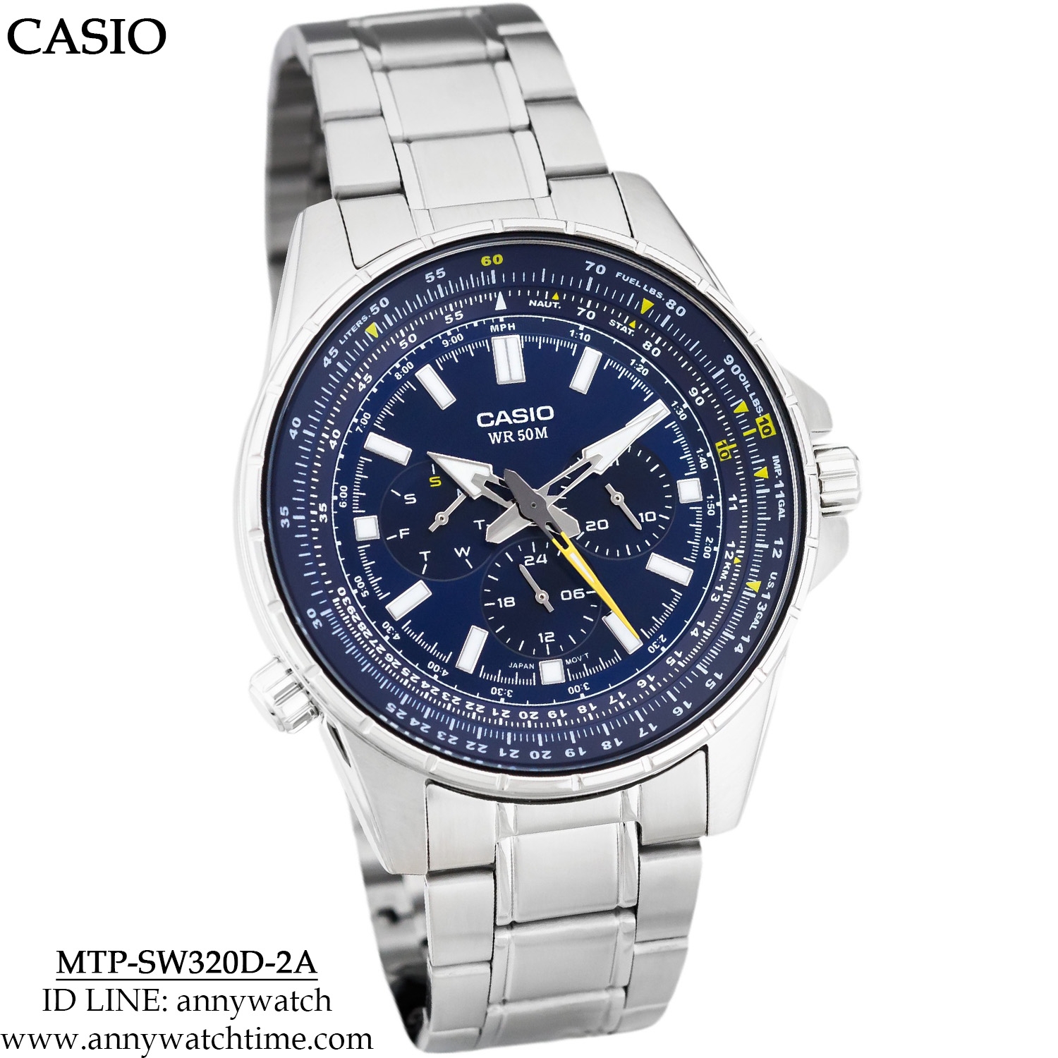 CASIO MTP-SW320D-2A