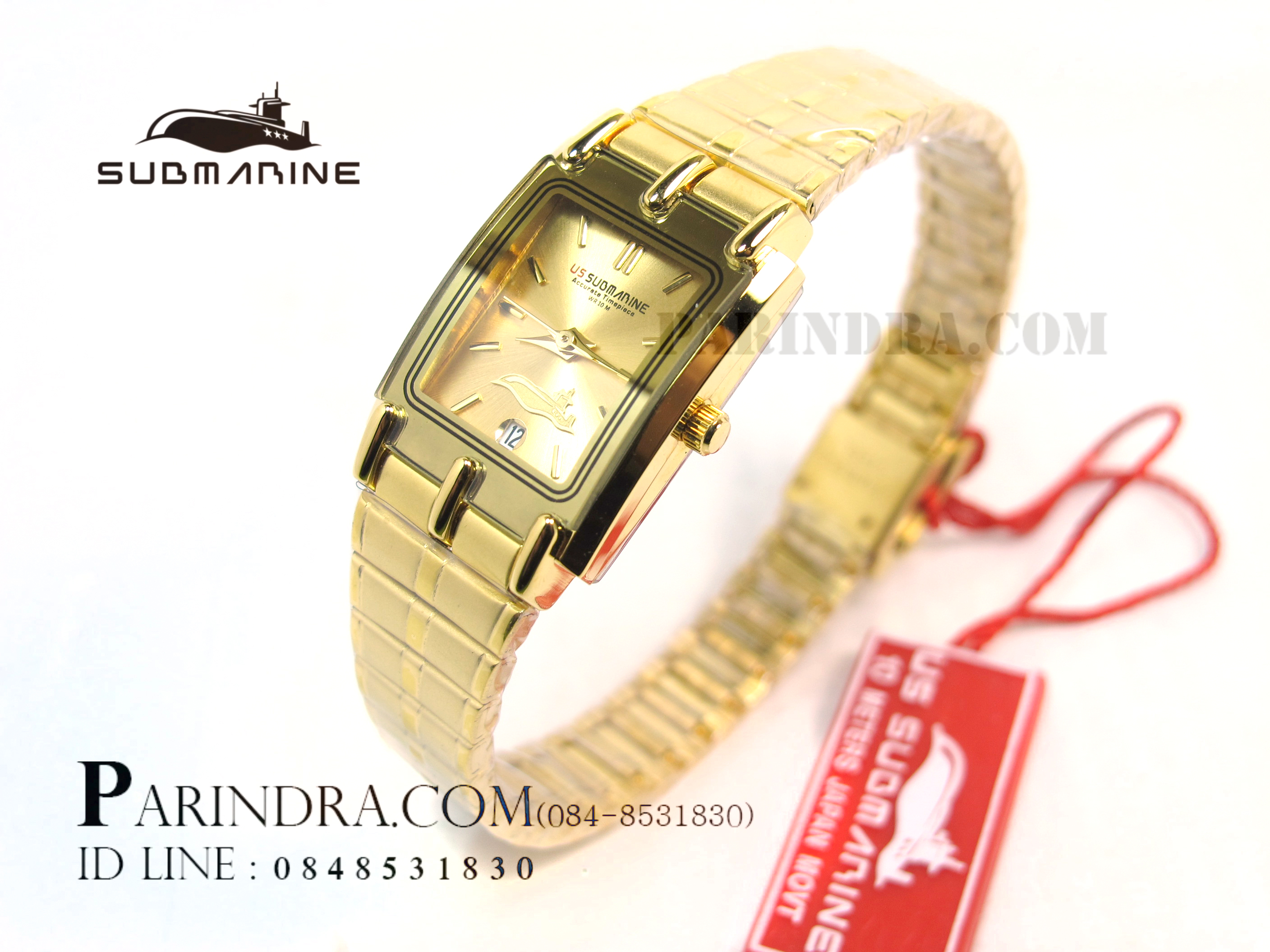นาฬิกา U.S. submarine รุ่น S1001L สีทองล้วน