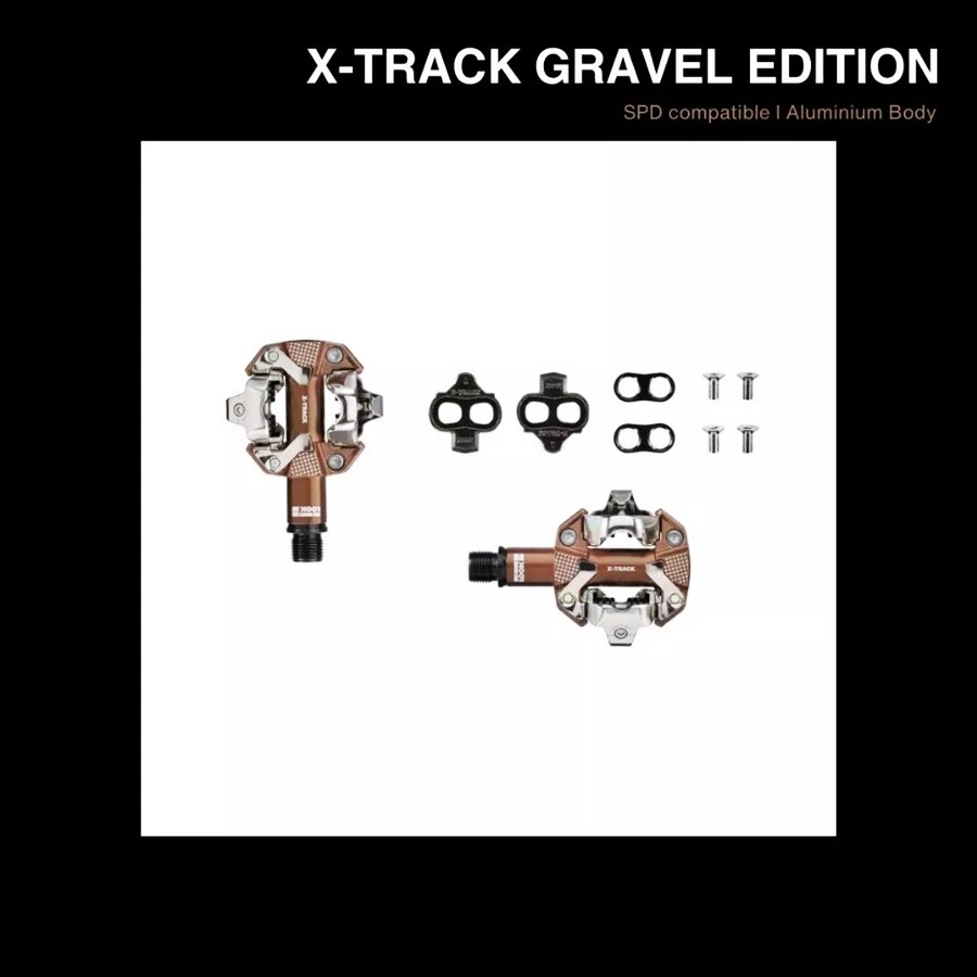 บันได LOOK X-TRACK GRAVEL EDITION | แป้นเหยียบจักรยานกราเวล พร้อมคลีทในชุด