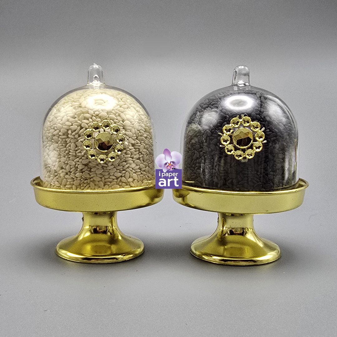 ชุดไหว้พญาครุฑ งานราชการ | งาขาว งาดำ ในโดมจิ๋ว จัดหิ้ง ถวายบูชา | เหมาะกับหิ้งที่มีพื้นที่จำกัด