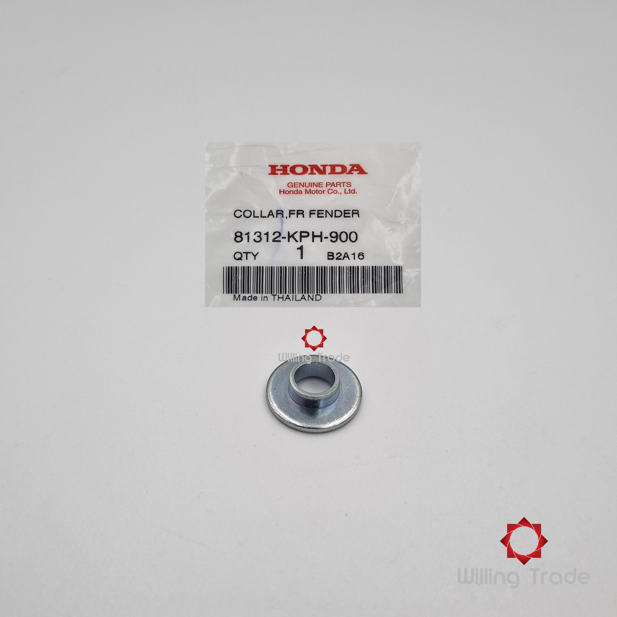ปลอกรองบังโคลนหน้า (B143) HONDA: (81312-KPH-900) WAVE110I, WAVE125I [แท้ศูนย์ 100%] ....COLLAR, FR FENDER