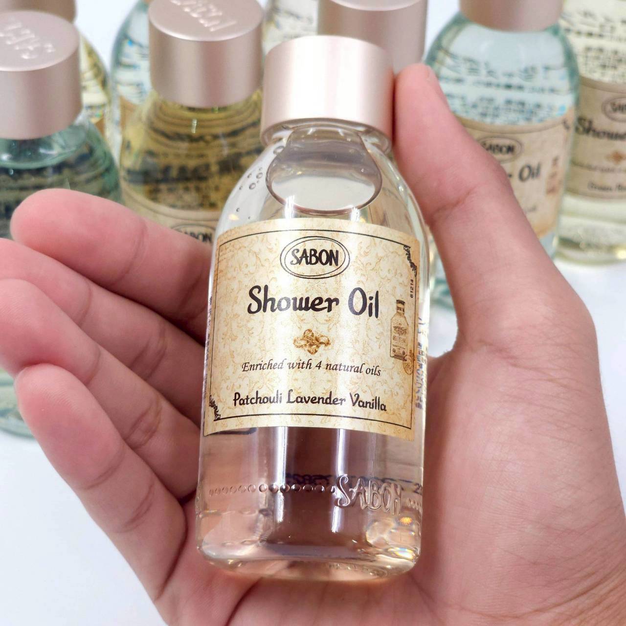 ครีมน้ำมันอาบน้ำหอมติดผิว Sabon Shower Oil 50ml