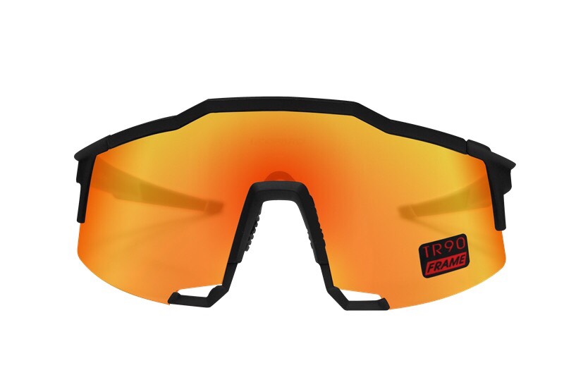 แว่นตา Leopard Vortex เลนส์สีตัดแสง Smoke Cycling Sunglasses, มีสีดำเขียว