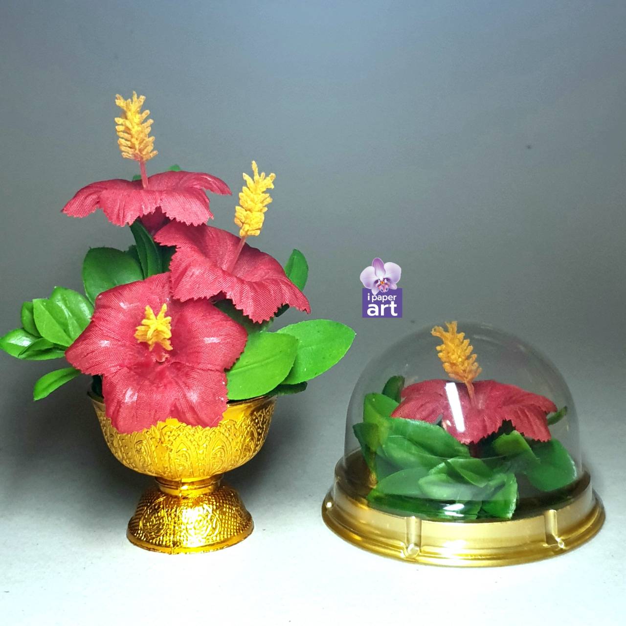 ดอกชบาจิ๋ว | ถวายพระแม่อุมา พระแม่ลักษมี พระพิฆเนศ เทพฮินดูทุกพระองค์