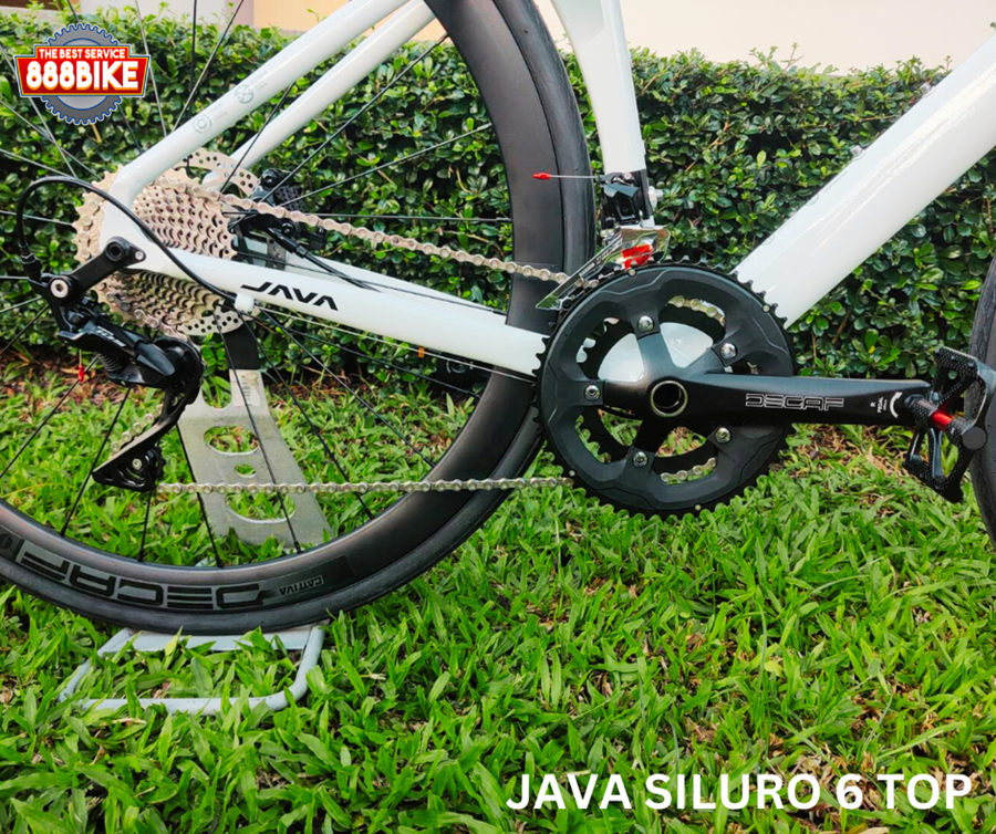 JAVA SILURO 6 DISC TOP 24SP LT-WOO | Premium Road Bike, Aluminum Frame, Carbon Fork