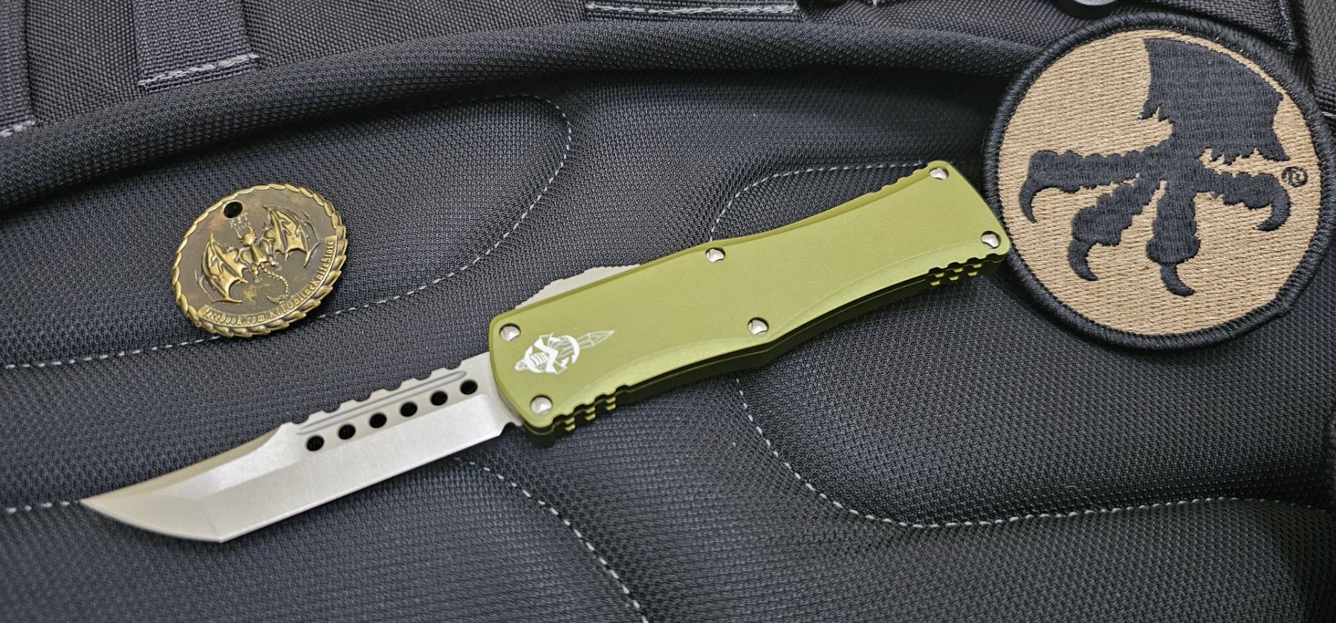 Microtech Auto Hera HH OTF OD Green