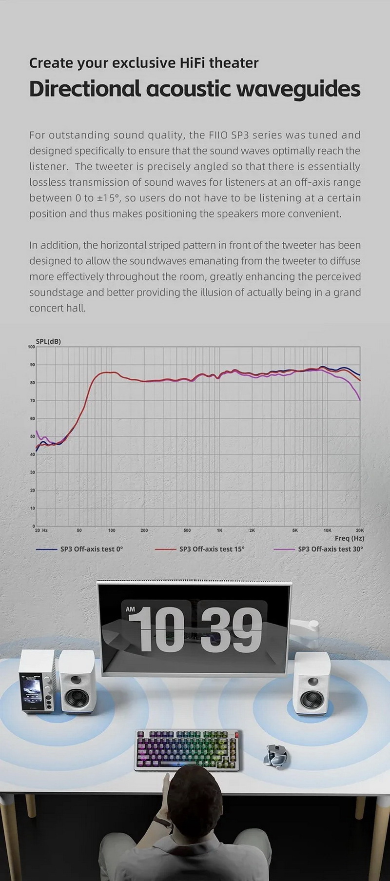 FiiO SP3 BT สุดยอดลำโพง Bluetooth Active Speakers ระดับ High Fidelity รองรับ LDAC, Dual Hi-Res ประกันศูนย์ไทย