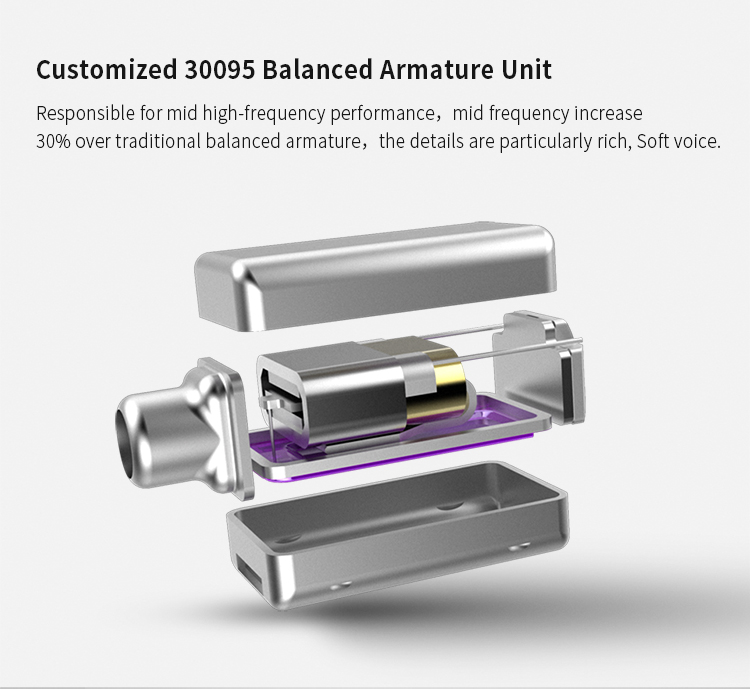 ขาย KZ ES4 หูฟัง Hybrid 2 ไดร์เวอร์ (1BA+1DD) ถอดสายได้