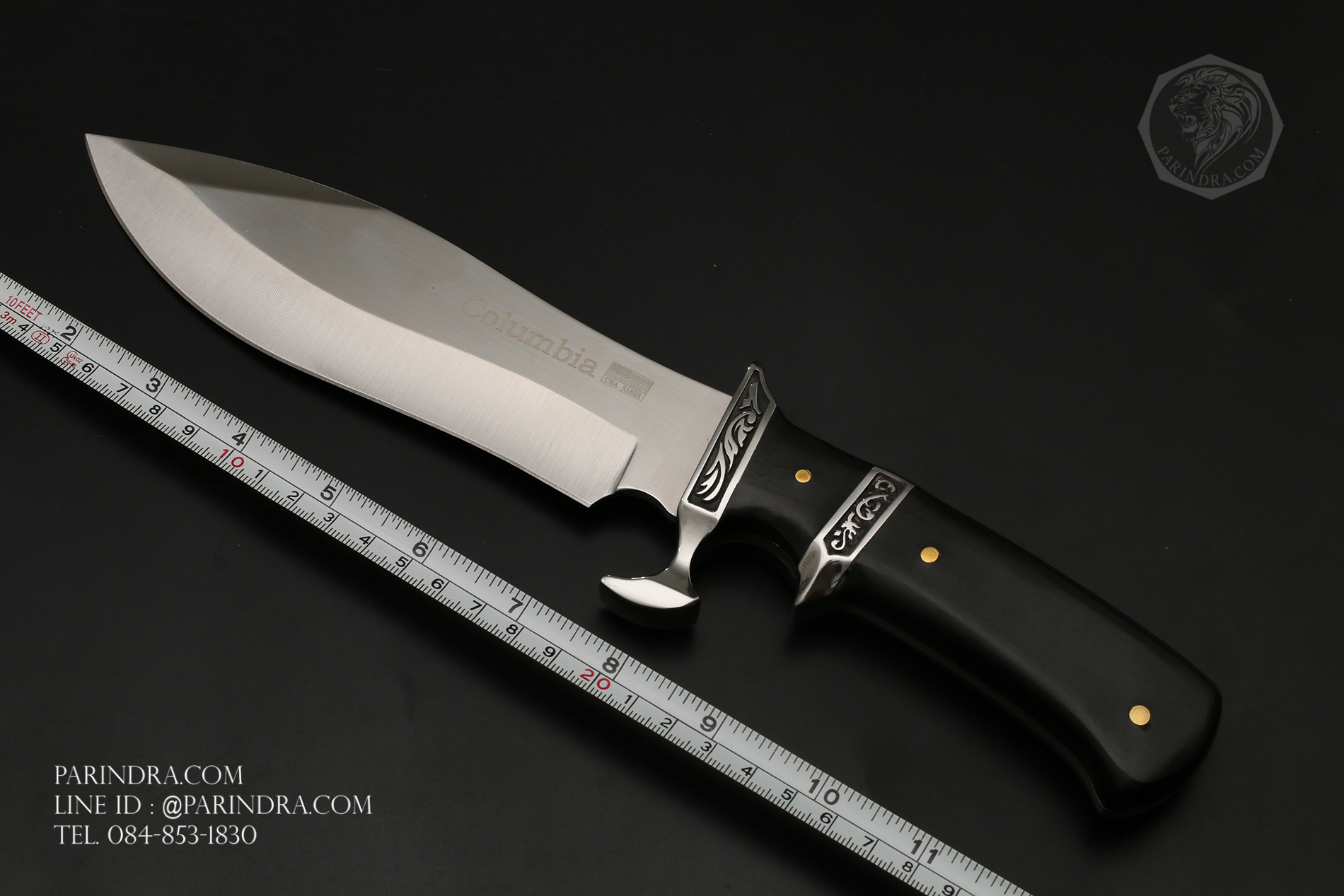 มีดใบตาย Columbia รุ่น A95 ทรงใบมีดสวย หนาใหญ่สะใจ คมกริบ พร้อมปลอกมีด พร้อมใช้