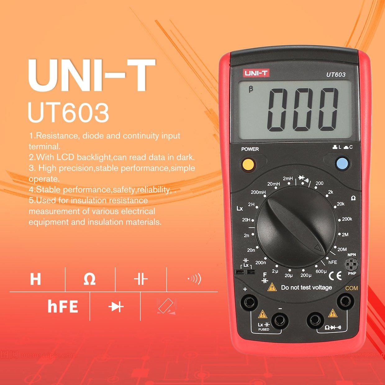 มัลติมิเตอร์ ดิจิตอล UNI-T รุ่น UT603(อย่างดี) ##