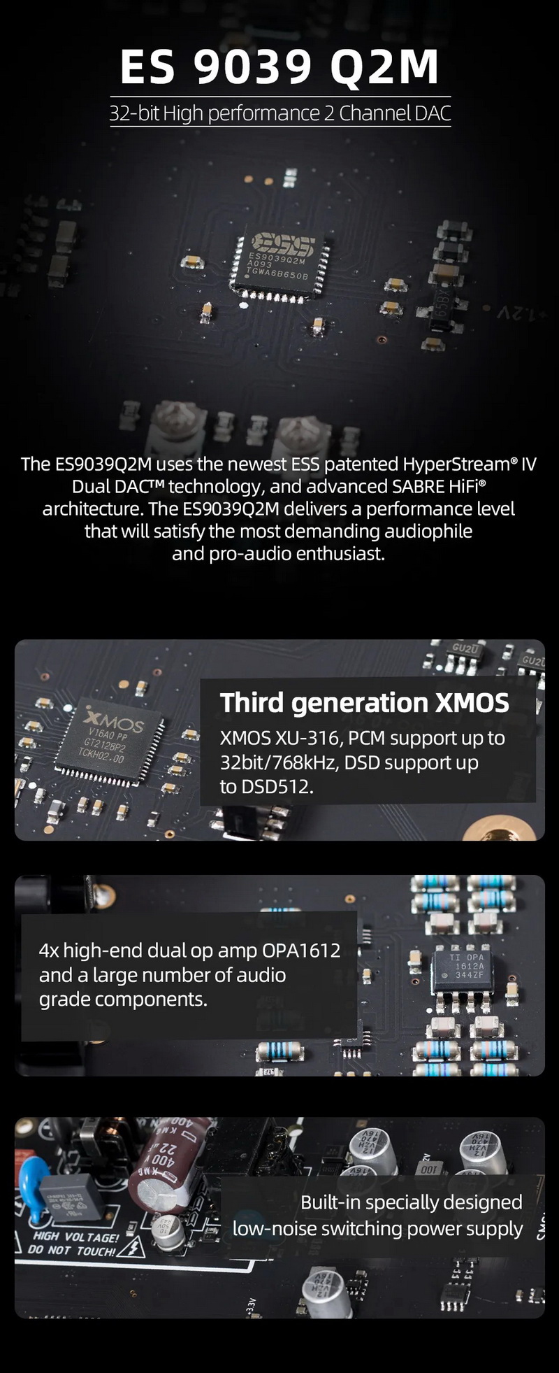 SMSL DL200 DAC/AMP ตั้งโต๊ะ รองรับ MQA, Dual Hi-Res ประกันศูนย์ไทย