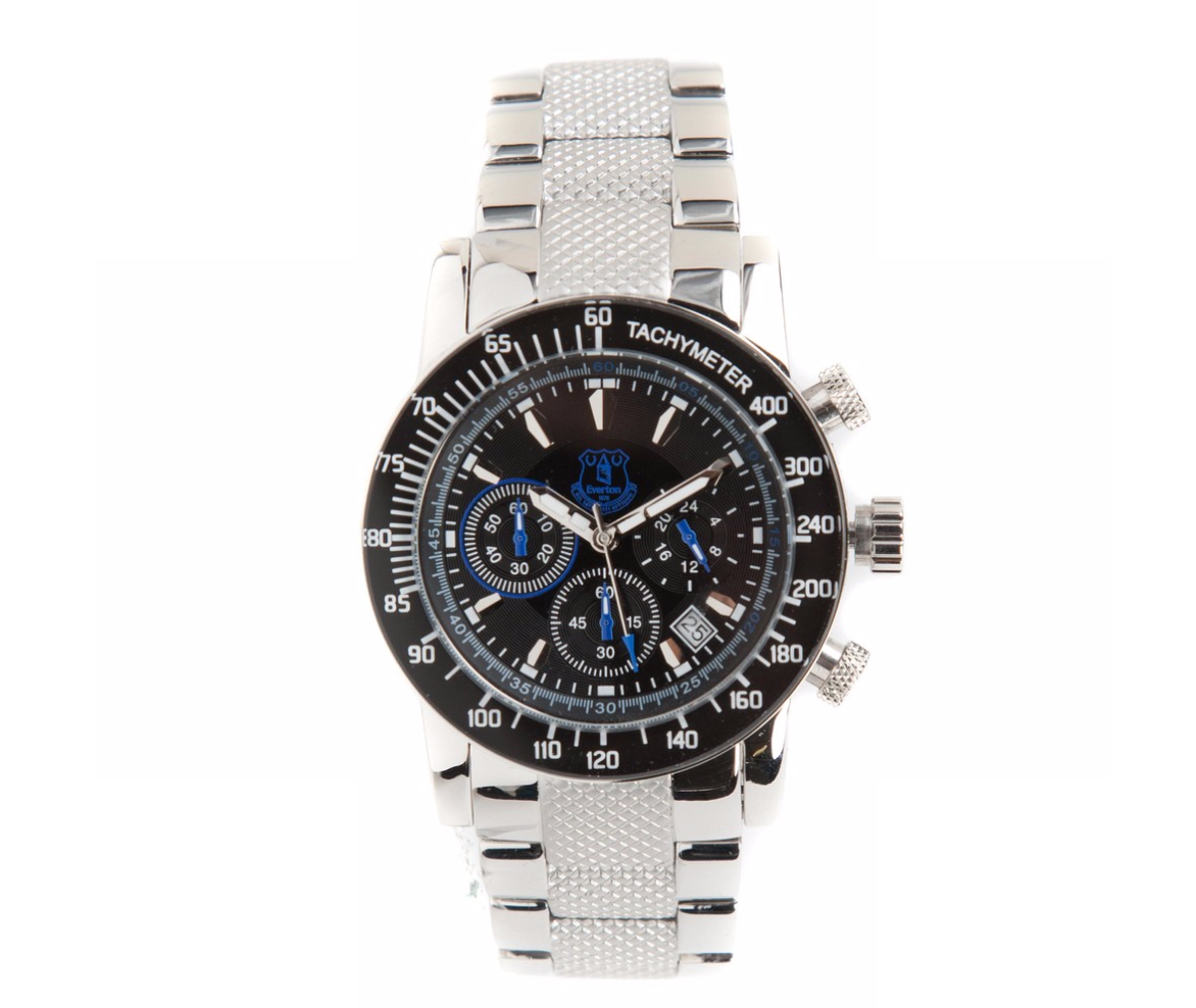 นาฬิกาข้อมือเอฟเวอร์ตั้นสำหรับผู้ชายของแท้ Everton Chronograph Watch
