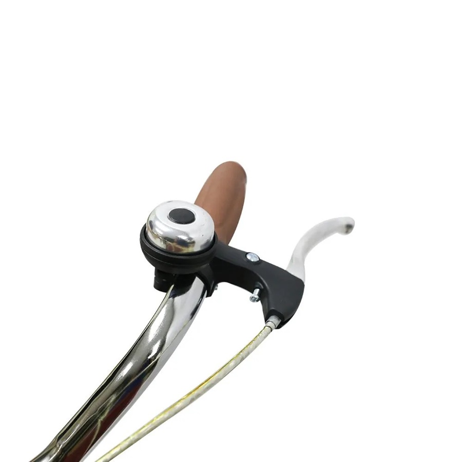 MEADOW housewife's bicycle, model CITY VINTAGE MIT, 26-inch wheels, with vintage basket, no gears.