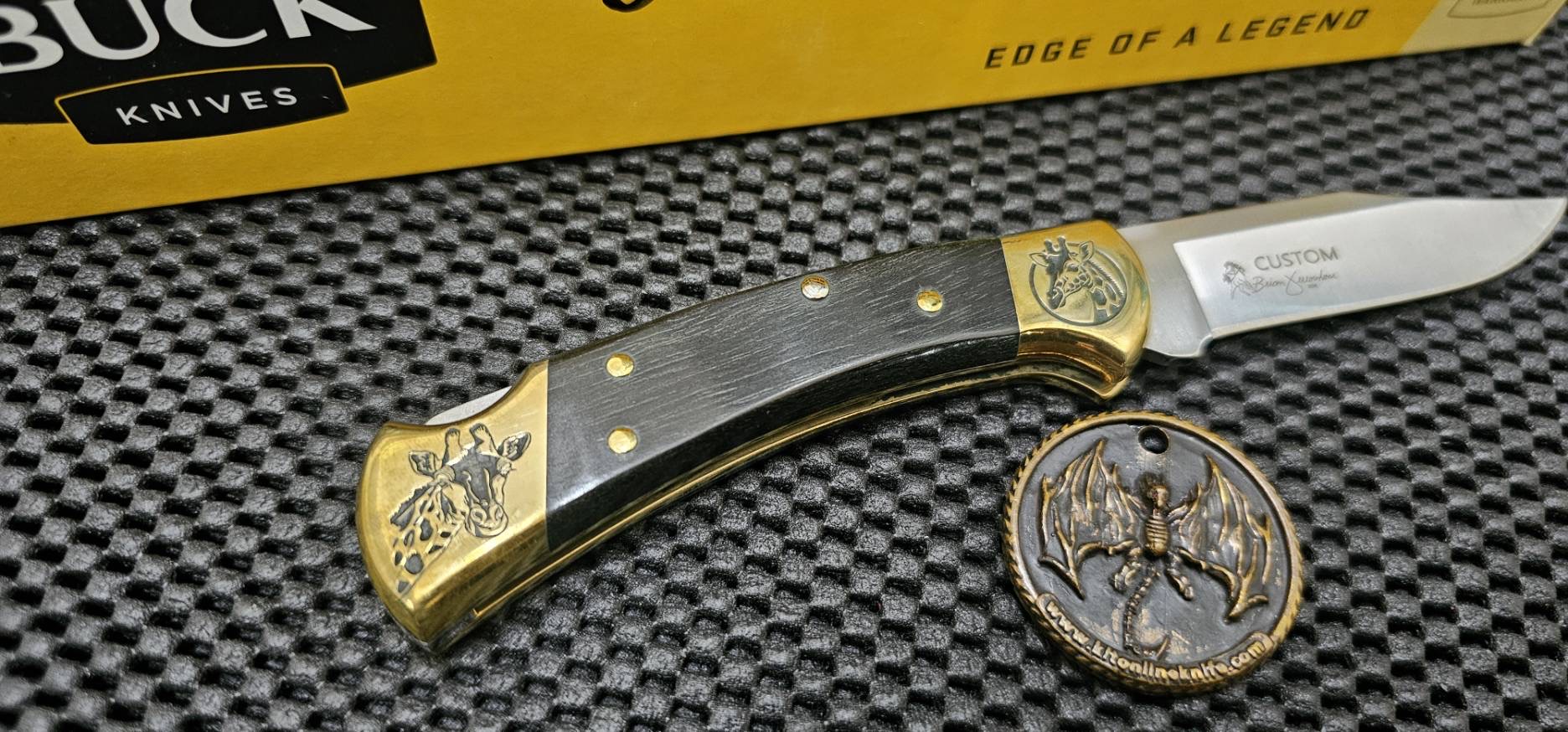 Custom Buck 112 Lockback Giraf