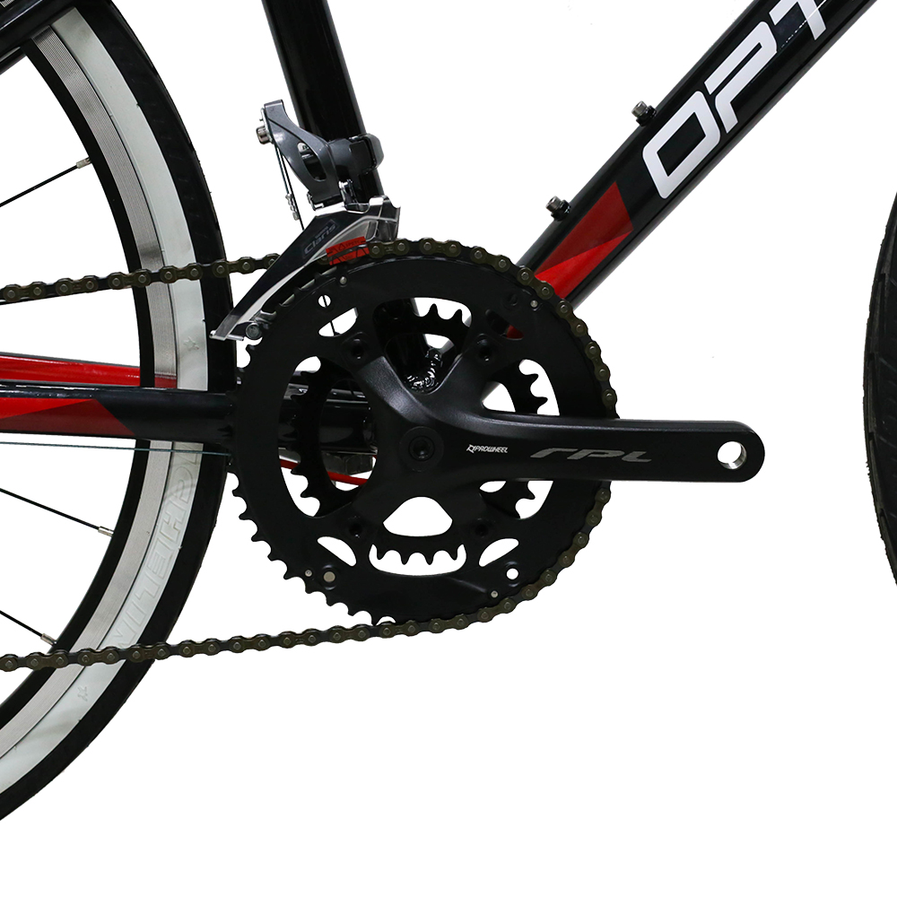 จักรยานเสือหมอบเด็กโต OPTIMA APOLLO R2000 ปี 2021, เกียร์ 2x8 Shimano Claris