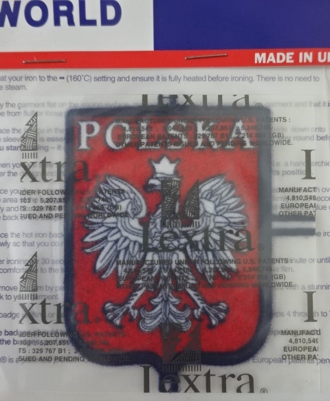 อาร์มสัญลักษณ์ ฟุตบอล ทีมชาติโปแลนด์ - ตราสัญลักษณ์ POLSKA ใหม่ / POLAND National Football Team Patch/Badge - POLSKA Logo NEW