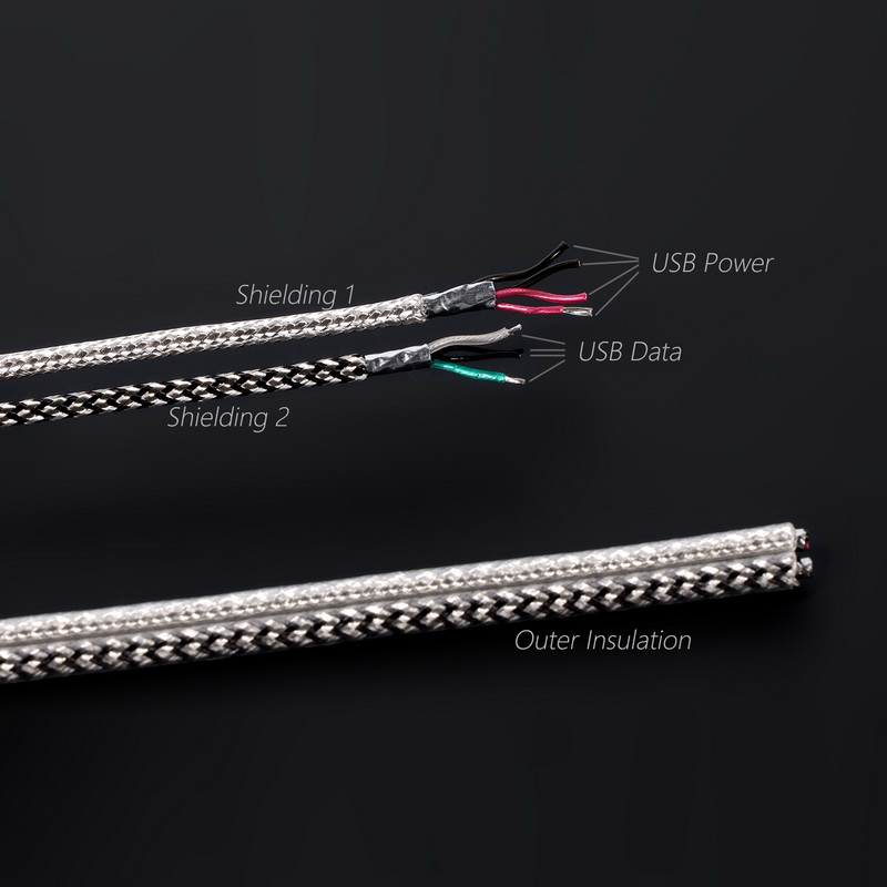 DD TC09BL สายแปลง Lightning เป็น USB TypeB สำหรับเครื่องเสียง