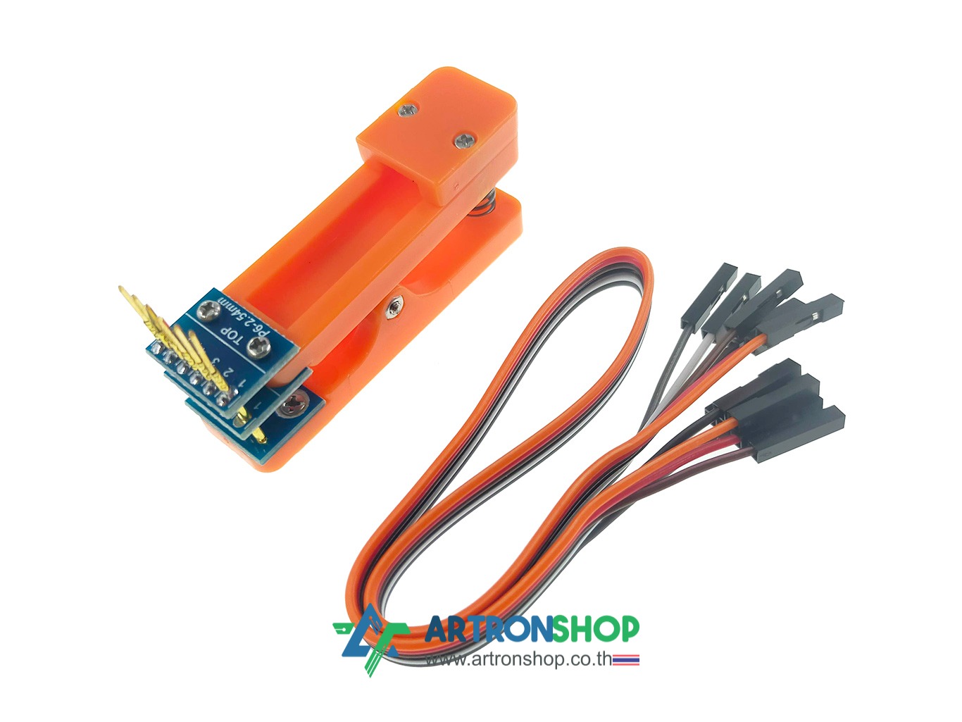 Pogo pin Test Stand PCB Clip พินเทสบอร์ด 2.54 มิล 6 ขา
