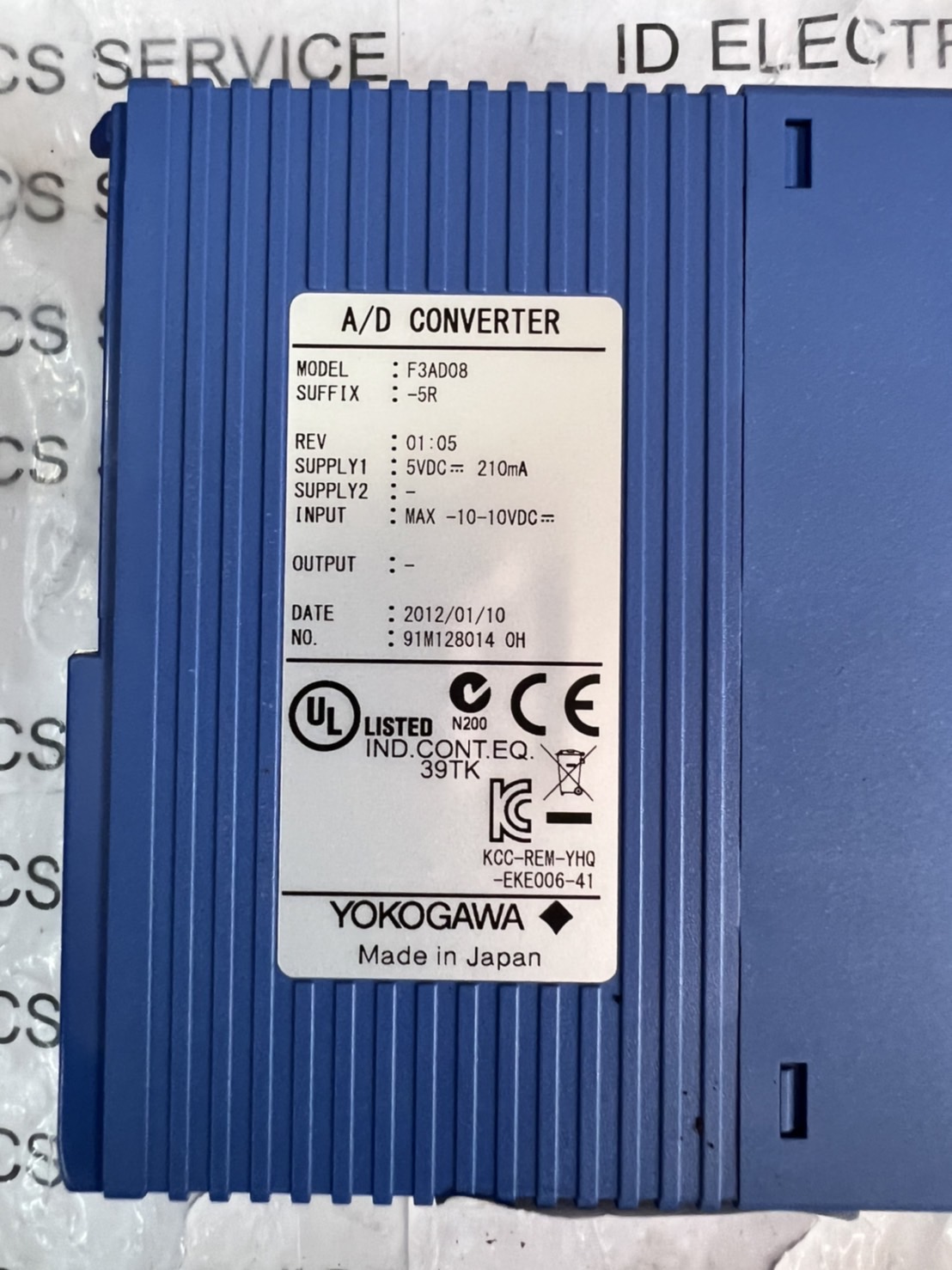 F3AD08 PLC " YOKOGAWA "