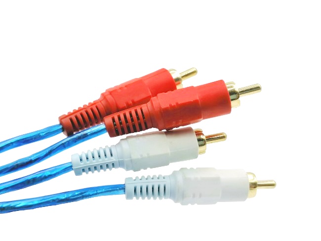 สายสัญญาณ 2RCA, สาย AV ด้านละ2หัว (แดง-ขาว)