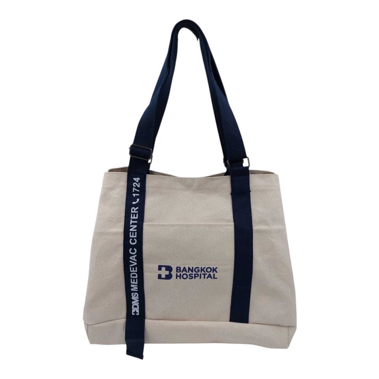 กระเป๋าแคนวาส พร้อมสายสะพาย ทรง Tote bag