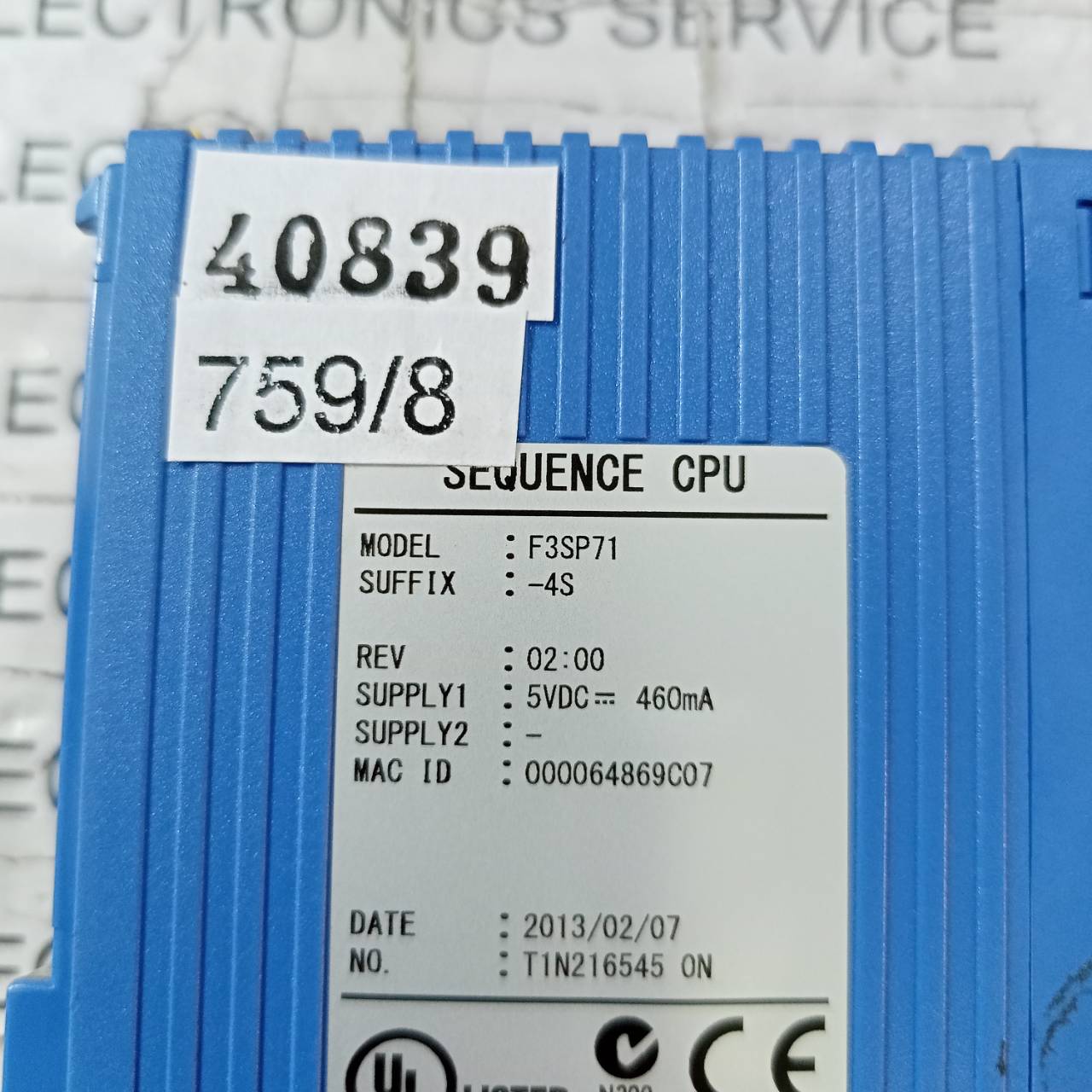 F3SP71-4S PLC " YOKOGAWA "