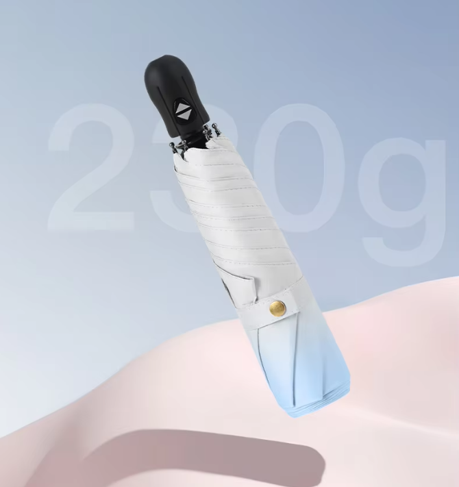 ร่มพับ 3 ตอน 6 ก้าน 21 นิ้ว UV Ultra Slim เปิด-ปิด อัตโนมัติ รุ่น LY-SS190601261 (ร่มเบา)