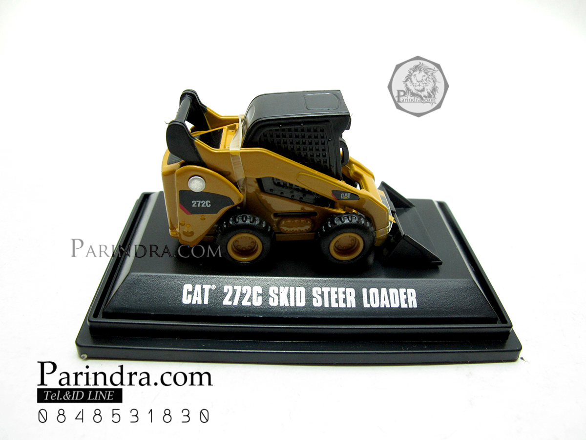 โมเดลรถเหล็กมินิ รถตักดิน รถแม็คโคร Cat 272C Skid Steer loader