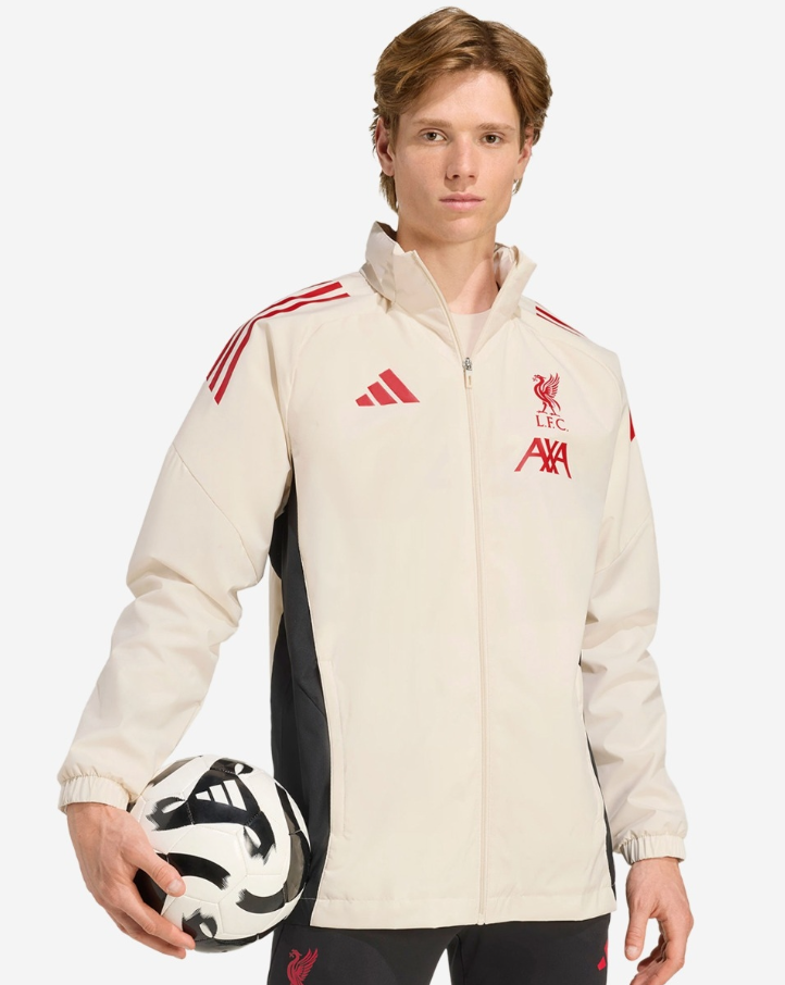เสื้อแจ็คเก็ตลิเวอร์พูลอาดิดาส 25/25 Domestic All Weather ของแท้