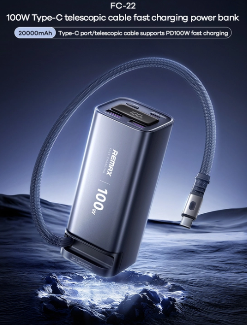 Power bank Remax รุ่น FC-22 20000 mah
