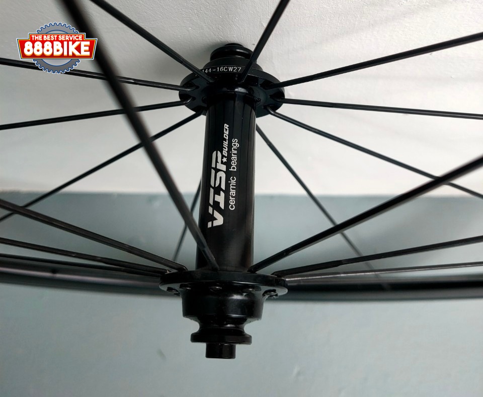 ชุดล้อเสือหมอบ VISP ALU A30 ดุมเซรามิค แบร์ริ่ง Visp Ceramic Bearing ซี่ลวดแบนแอโร่ Aero รองรับโม่ Shimano 8-11สปีด