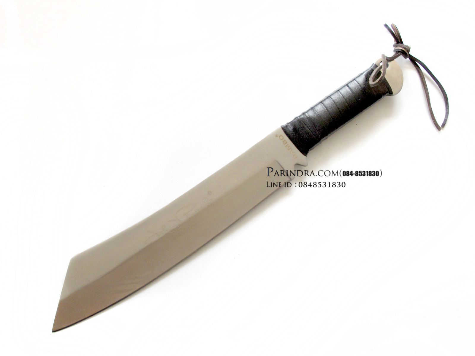 มีดเดินป่าใบตาย RAMBO IV แรมโบ้ 4 สุดโหด (สีเงิน)