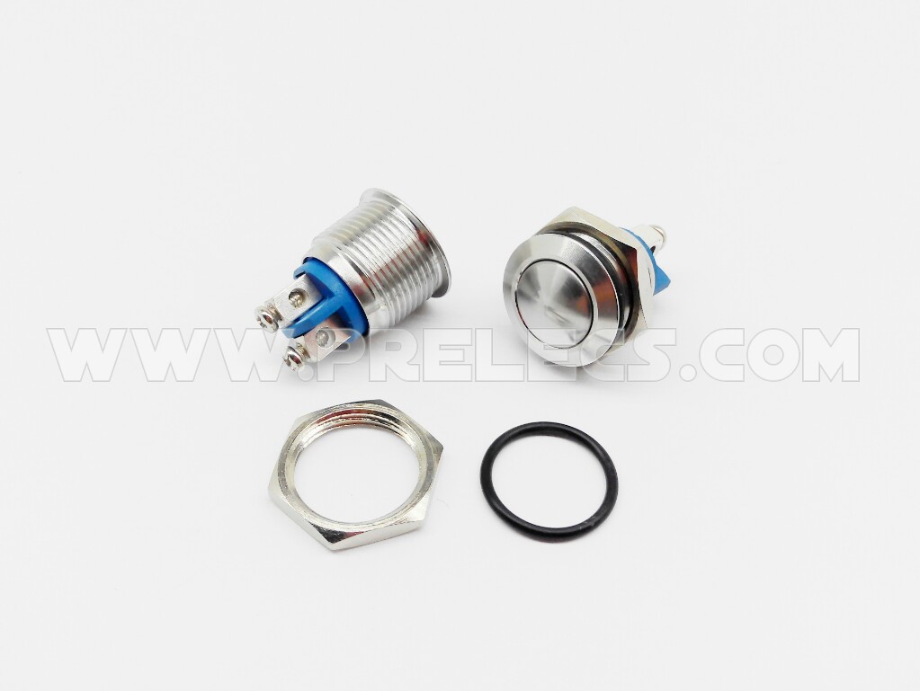 Push button switch Stainless กดติดปล่อยดับ 16mm