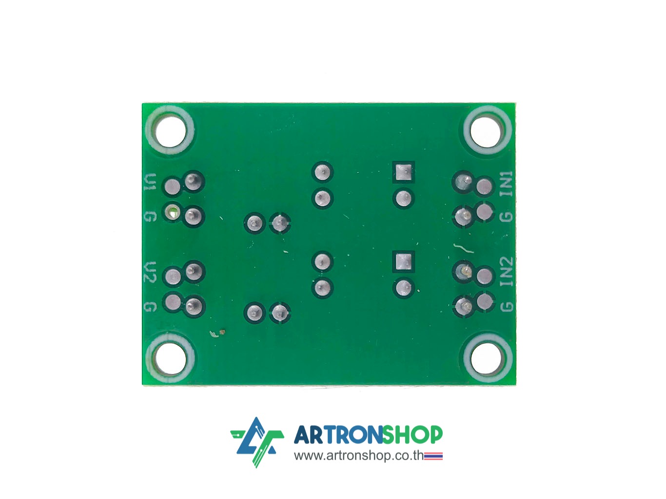 โมดูลควบคุมแยกกราวน์ 2 ช่อง Optocoupler Isolation Module
