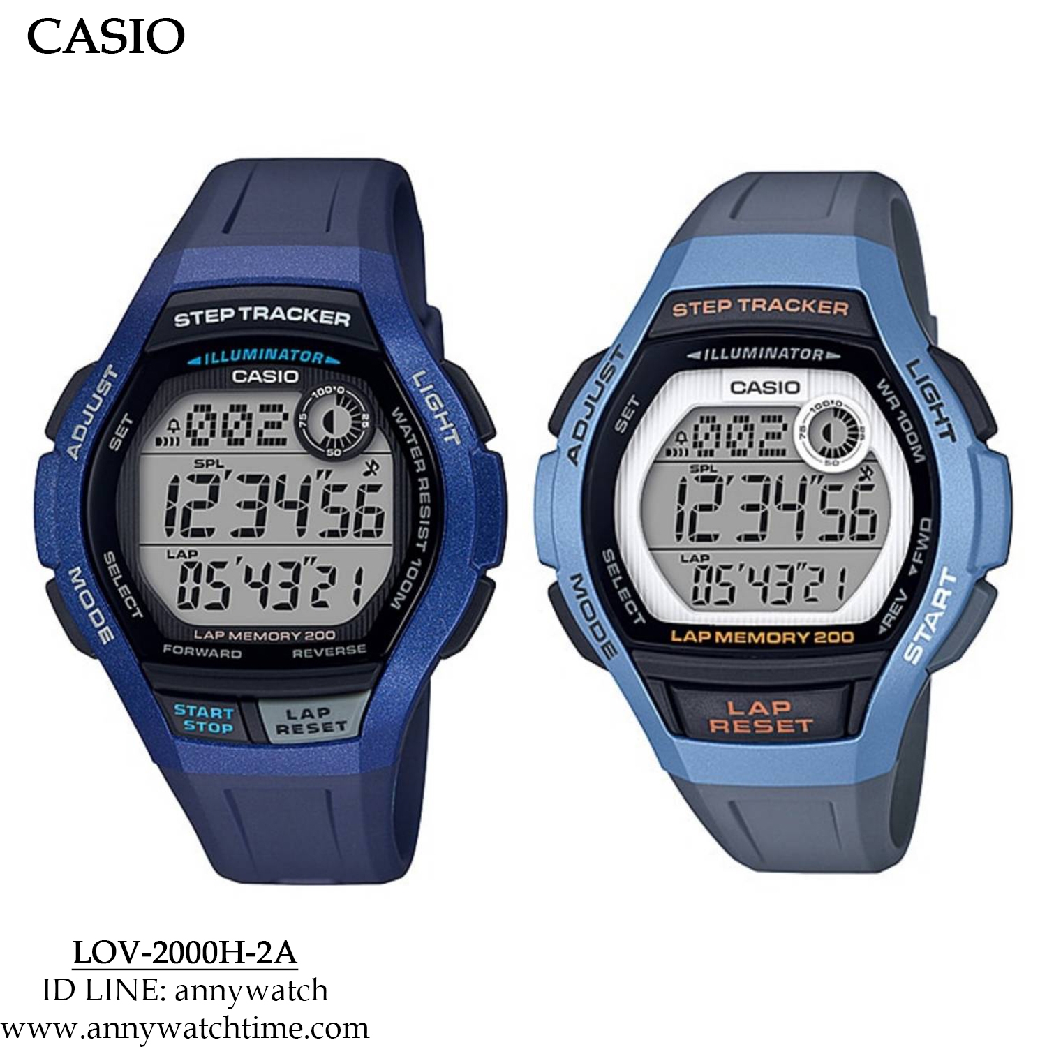 CASIO LOV-2000H-2A