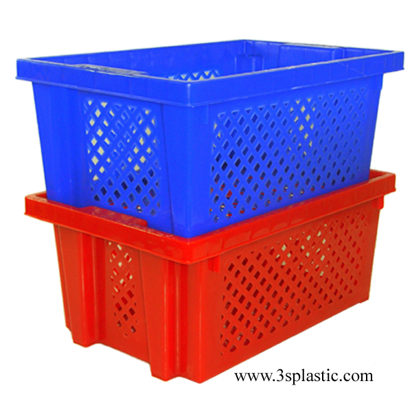 ลังโปร่ง สลับซ้อน ขนาด 35 x 53.4 x 23 cm. เบอร์ 424