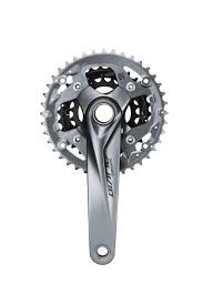 จาน SHIMANO ALIVIO, FC-M4050, 40X30X22T, 175MM, 9-SPD, พร้อมกะโหลก, (มาเลเชีย)