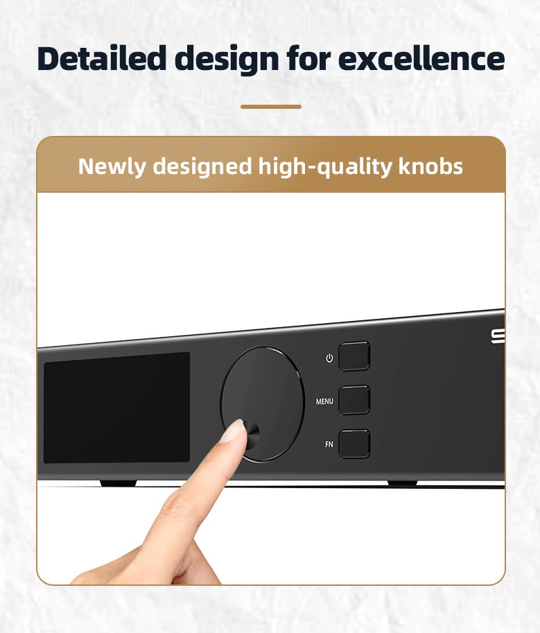 SMSL D300 DAC ตั้งโต๊ะชิป ROHM BD34301EKV ระดับเรือธง ประกันศูนย์ไทย